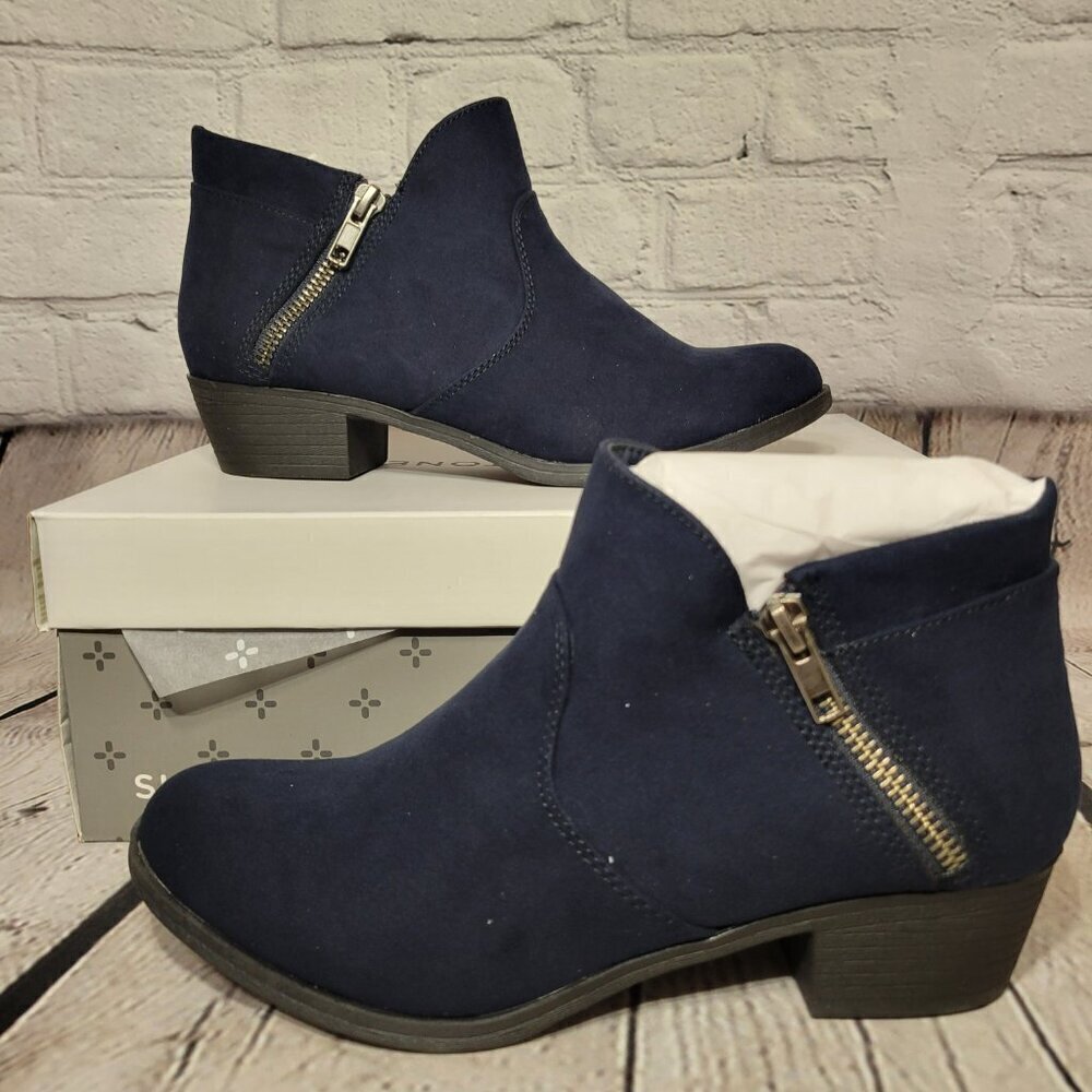 Sun + Stone Abby Double Zip Booties